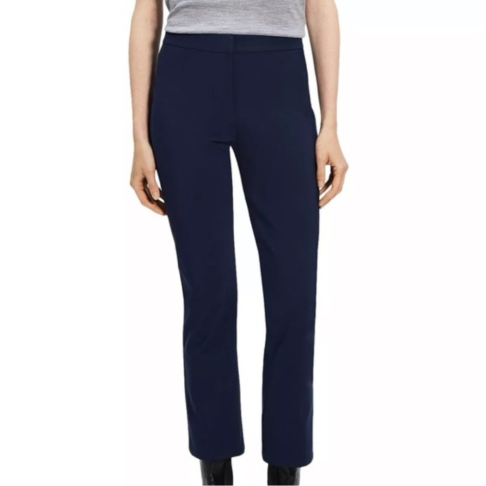 Theory Dark Blue Straight Leg Women's Pants Size 2
